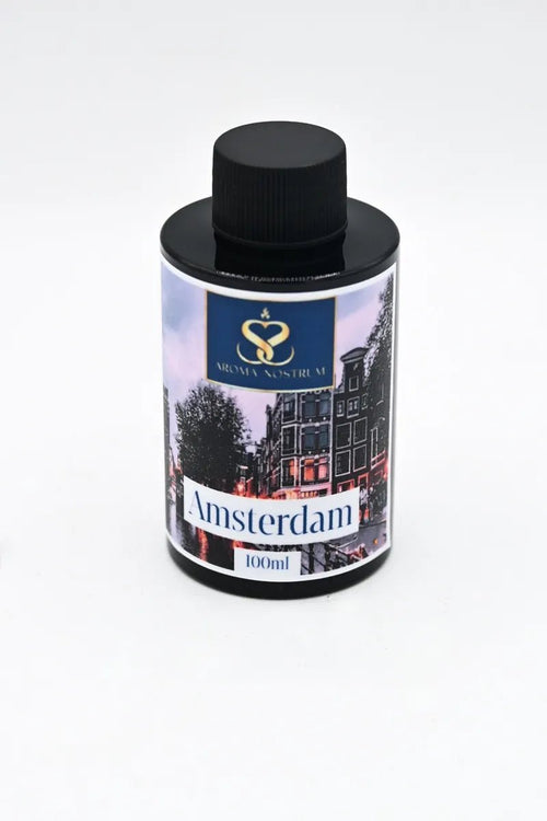 Amsterdam Diffuser Oil – Bergamot & Vanilla Luxury Home Fragrance (Soft Powdery Clean Scent) - Aroma Nostrum