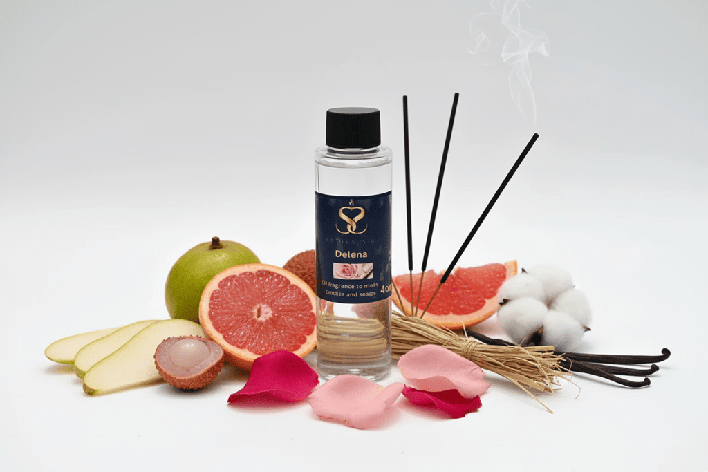Delena Oil – Premium Fragrance Oil for Candles & Soaps (4 oz) - Aroma Nostrum