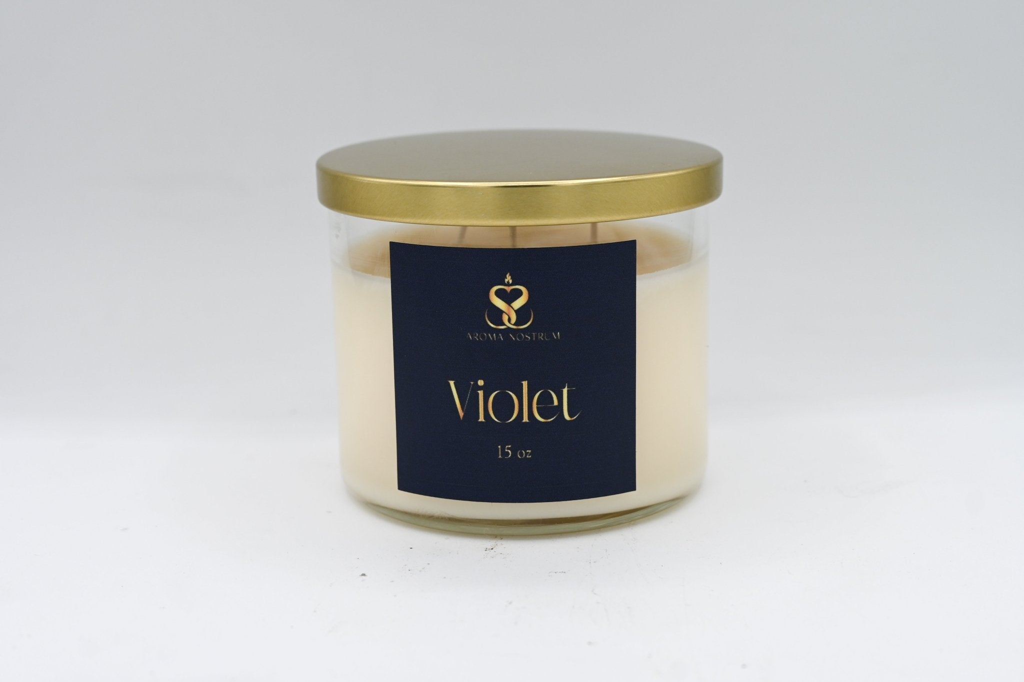 Violette De Paris - Scented Organic Soy Wax Candle - Aroma Nostrum